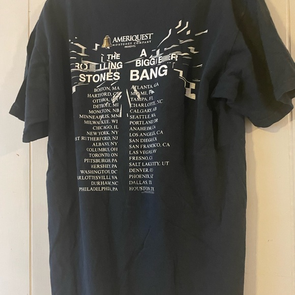 Vintage Rolling Stones tour tshirt a bigger bang black large 2005 VTG - Picture 5 of 8